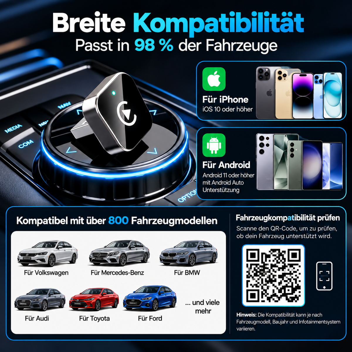 ZAVENO Wireless CarPlay Adapter