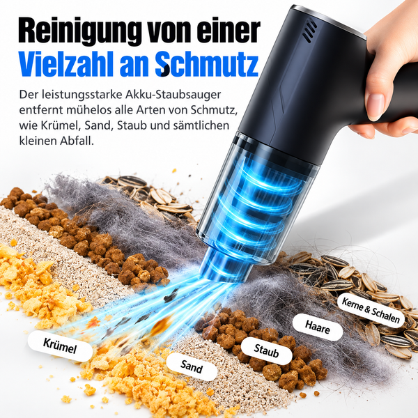 ZAVENO Mini-Autostaubsauger - Kabellos